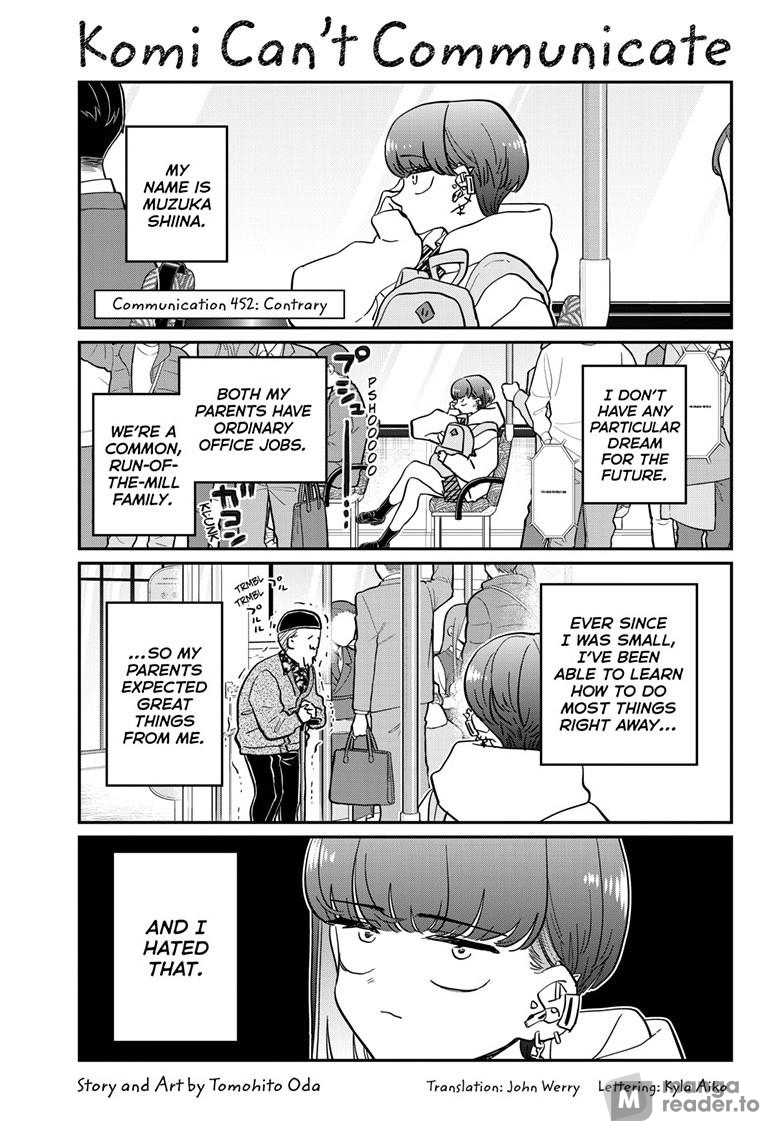 Komi Can’t Communicate, Chapter 452 image 1